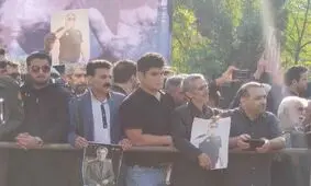  گلپا به خاک سپرده شد/ بی‌نظمی در مراسم مشایعت استاد گلپا/ ویدئو