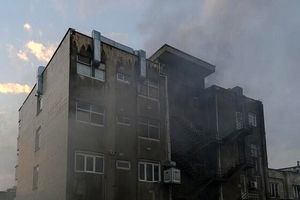 حضور دادستان تهران در محل حادثه آتش‌سوزی ساختمان ۱۵۳ خیابان بهار
