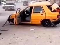 پرایدِ یاغی در عراق چندین خودروی لوکس را درو کرد/ ویدئو