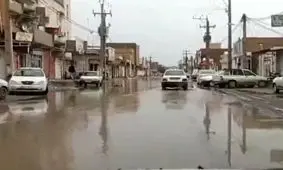 خوزستان در شرایط بحرانی/ آبگرفتگی معابر در اهواز/ ویدئو