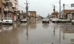 خوزستان در شرایط بحرانی/ آبگرفتگی معابر در اهواز/ ویدئو