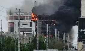 پاساژ ارغوان فاز ۴ اندیشه آتش گرفت/ بازداشت سازنده ساختمان و عامل اولیه آتش‌سوزی/عکس و ویدئو