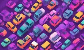 ترافیک در خیابان لندن و 10 تفاوت بین دو تصویر