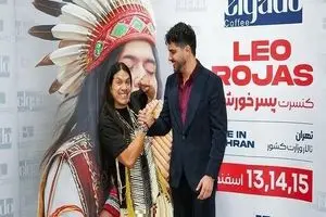 حضور بازیگران، هنرمندان مشهور ایرانی و چهره های محبوب ورزشی در کنسرت سرخپوستی لئو روخاس