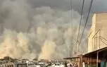 ویدئویی از لحظات ورود طوفان شن به چابهار، بخش دشتیاری