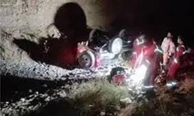 سقوط مرگبار خودرو به دره در تهران/ ویدئو 