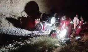سقوط مرگبار خودرو به دره در تهران/ ویدئو 