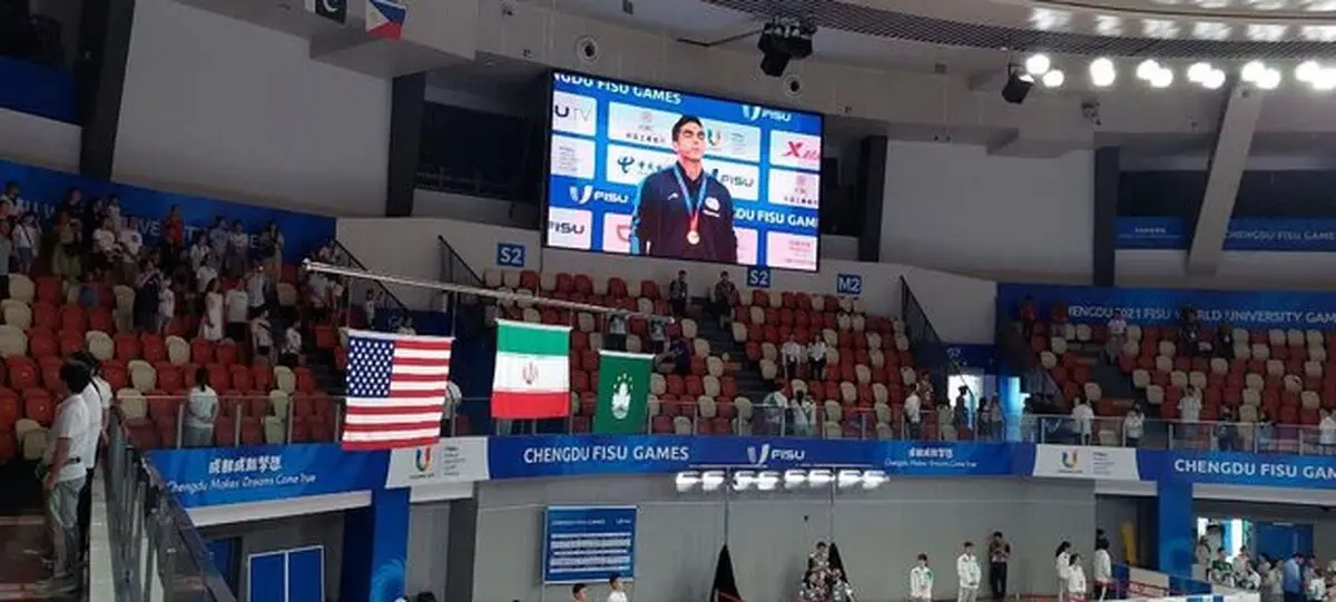 کسب اولین طلای ایران در یونیورسیاد چین/ حسینی قهرمان شد

