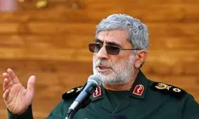 پیام سردار قاآنی به فرمانده گردان‌های القسام