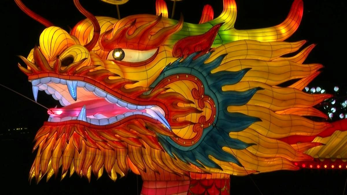 جشنواره فانوس چینی در فرانسه/ ویدئو 