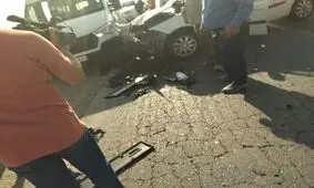 سانحه رانندگی خودروی حامل استاندار اصفهان در جریان سفر شهرستانی به جرقویه

