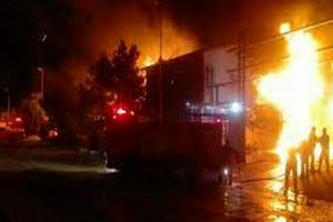 مرگ بیش از 11 نفر در حادثه آتش سوزی کارخانه تولید رنگ