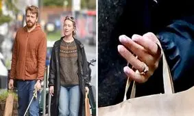 دیده شدن سرشه رونان با حلقه نامزدی / عشق خانم بازیگر کیست؟