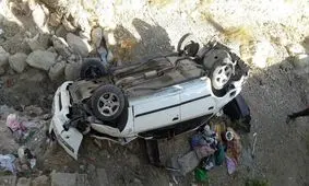 3 کشته در سقوط مرگبار سمند به دره