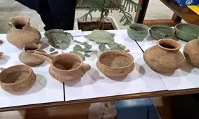 کشف عتیقه‌های ۳ هزار ساله در باغ