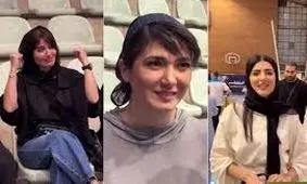 تصاویری از تیم ستارگان هنر ایران قبل از شروع مسابقه با ستارگان هنر تاجیکستان/ ویدئو