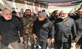 حضور سردار قاآنی فرمانده سپاه قدس در سامرا/ ویدئو