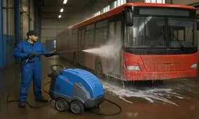 کارواش صنعتی: راهکار ایده‌آل برای شستشوی معابر و ناوگان اتوبوس‌های شهری