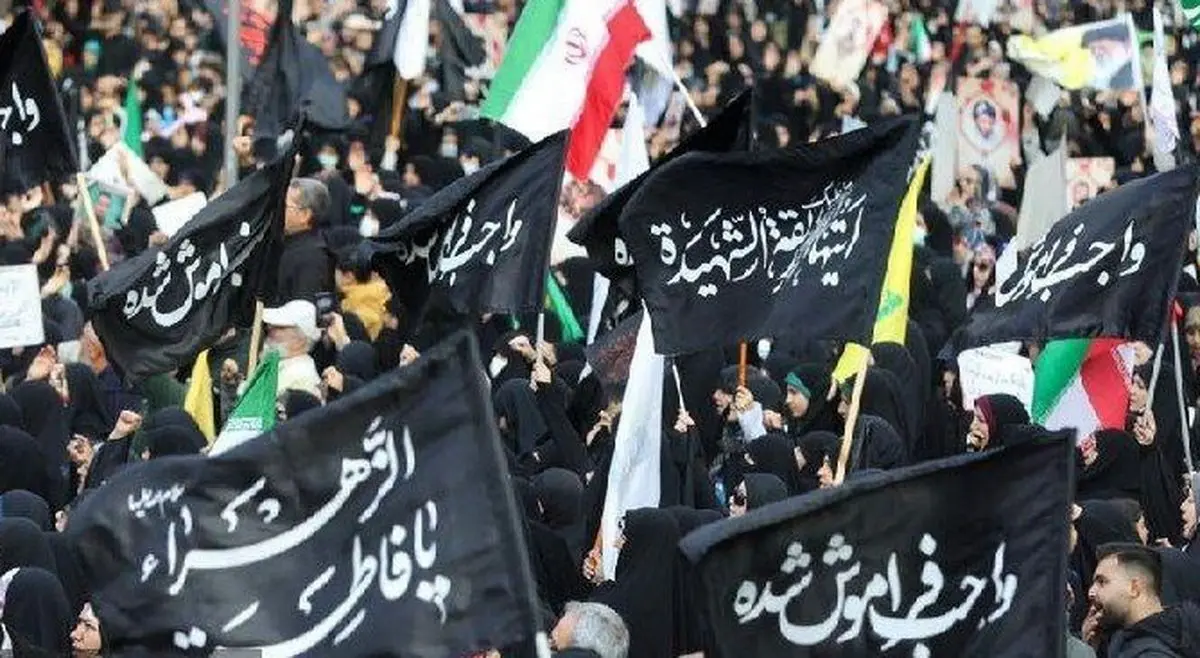 حضور سردار قاآنی در تجمع امروز حجاب در خیابان انقلاب تهران/ عکس