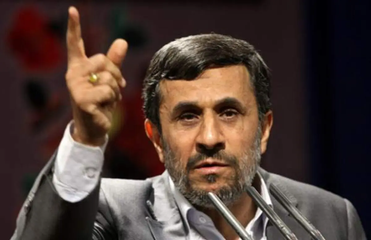 احمدی نژاد: اینقدر تحریم کنید تا زیر پایتان علف سبز شود 