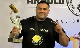 یک ایرانی قهرمان آرنولد کلاسیک برزیل شد! 