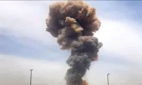 انفجار کنترل‌شده مهمات حمله آمریکا و اسرائیل ‌در قشم
