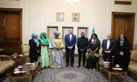 دیدار هیات های ۷ کشور آفریقایی با امیرعبداللهیان

