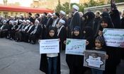 تجمع غیرت، عفت و معیشت در حمایت از آمران به معروف و اعتراض به هتک حرمت زنان محجبه/ عکس
