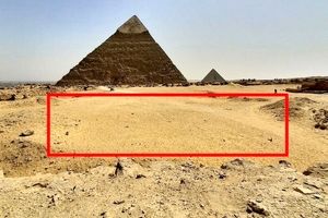معمای تازۀ مصر باستان در یک «زمین خالی» نزدیک هرم بزرگ