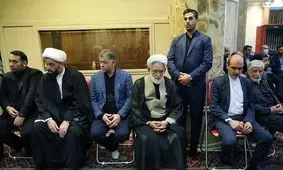 مراسم ترحیم همسر حجت‌الاسلام منتظری رئیس دیوان عالی/ گزارش تصویری
