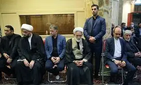 مراسم ترحیم همسر حجت‌الاسلام منتظری رئیس دیوان عالی/ گزارش تصویری