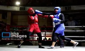 تصاویری از مسابقات بوکس دختران
