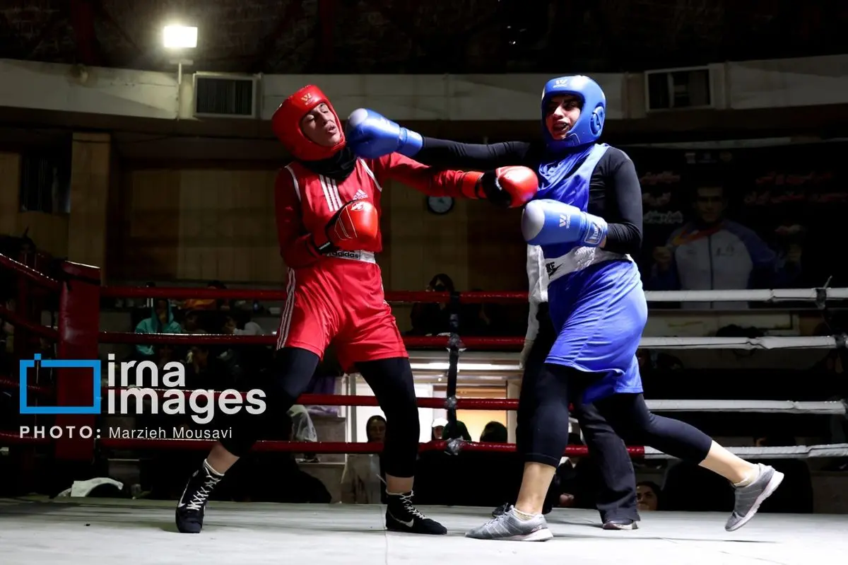 تصاویری از مسابقات بوکس دختران

