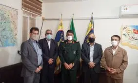 نشست مشترک جمعیت تحول و توسعه گام دوم انقلاب اسلامی استان خوزستان و سپاه ولیعصر 