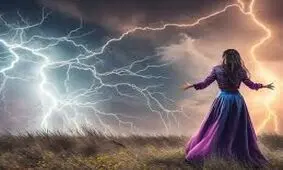 رقص دیوانه‌وار رعد و برق/ ویدئو