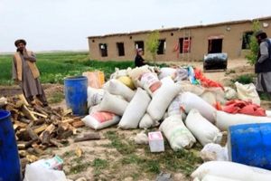 تخریب کارخانه‌های مواد مخدر در افغانستان