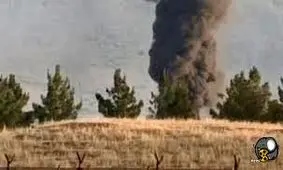 لحظه اصابت موشک اسرائیلی ها به کرمانشاه/ ویدئو