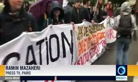 اعتراضات ضد دولتی در فرانسه همچنان ادامه دارد