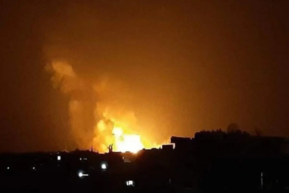 تجاوز اسرائیل به فرودگاه حلب سوریه

