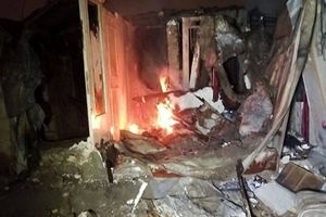 انفجار مواد محترقه موجب تخریب یک منزل در همدان شد