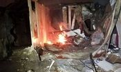 انفجار مواد محترقه موجب تخریب یک منزل در همدان شد