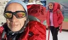 انتقال پیکر مرحوم طاهره حاصلی به پایین کوه/ ویدئو