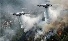 فیلمی جدید از گسترش آتش در جنگل‌های الیت