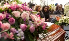 عکس های جدید از مراسم بدرقه بهرام بیضایی/ گزارش تصویری