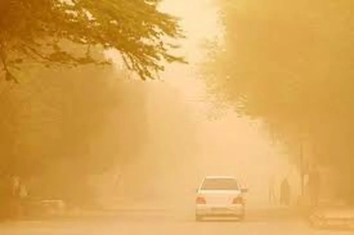 گرد و خاک در راه خوزستان