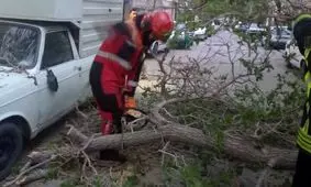 طوفان شدید در استان تهران تا کنون ۵ نفر مصدوم برجای گذاشت


