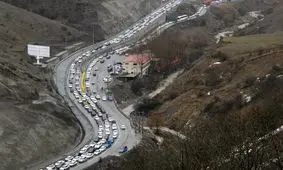 تردد خودروها در جاده چالوس از سر گرفته شد

