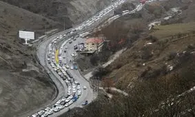 تردد خودروها در جاده چالوس از سر گرفته شد

