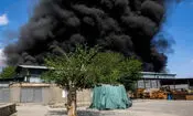 کارخانه‌ نوشابه‌سازی ایرانشهر در آتش سوخت