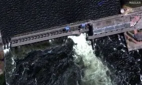 انفجار سد «کاخوفکا» در خرسون اوکراین؛ اوکراین زیرآب رفت/ ویدئو